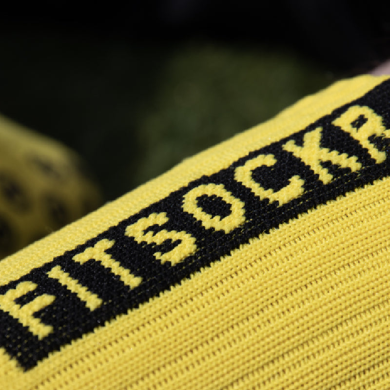 FitSockr Gripsocken - Gelb - 3er-Pack Socken