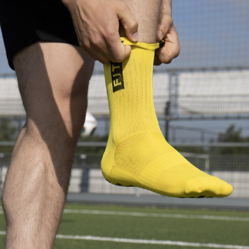 FitSockr Gripsocken - Gelb - 3er-Pack Socken