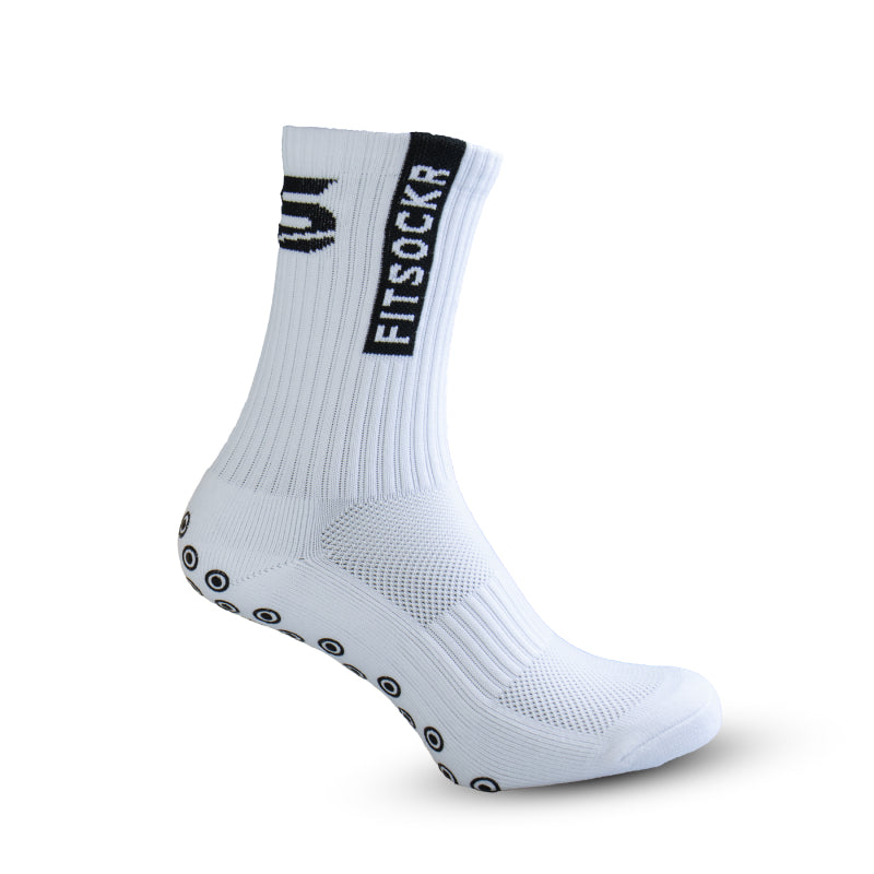 FitSockr Gripsocken - Weiß