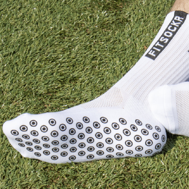 FitSockr Gripsocken - Weiß