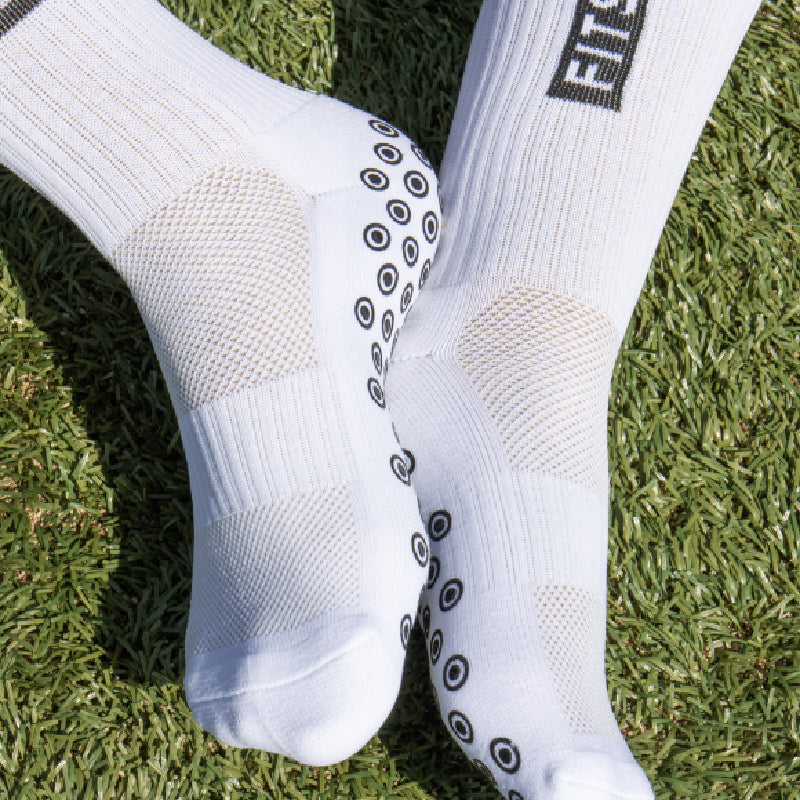 FitSockr Gripsocken - Weiß