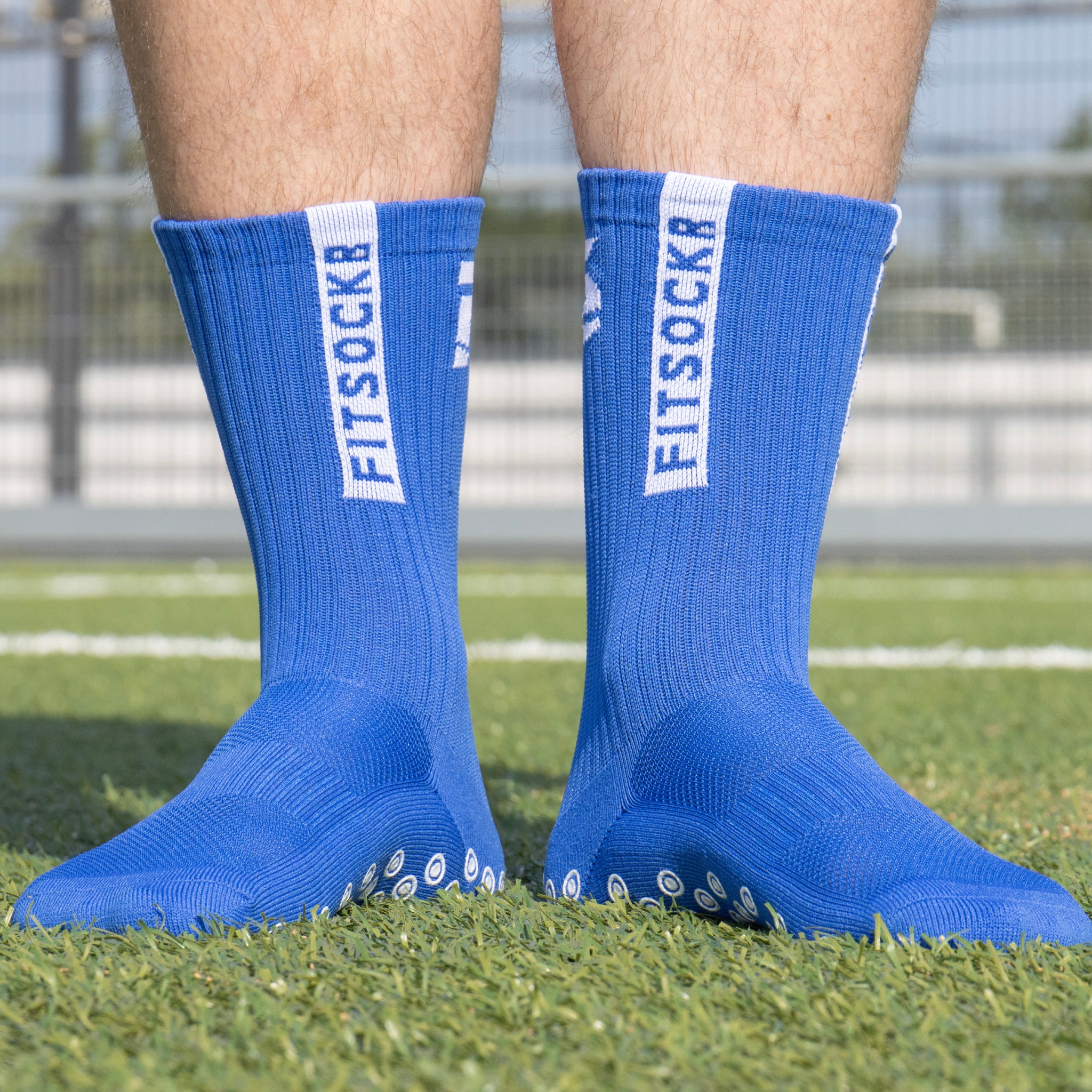 FitSockr Gripsocken Blau