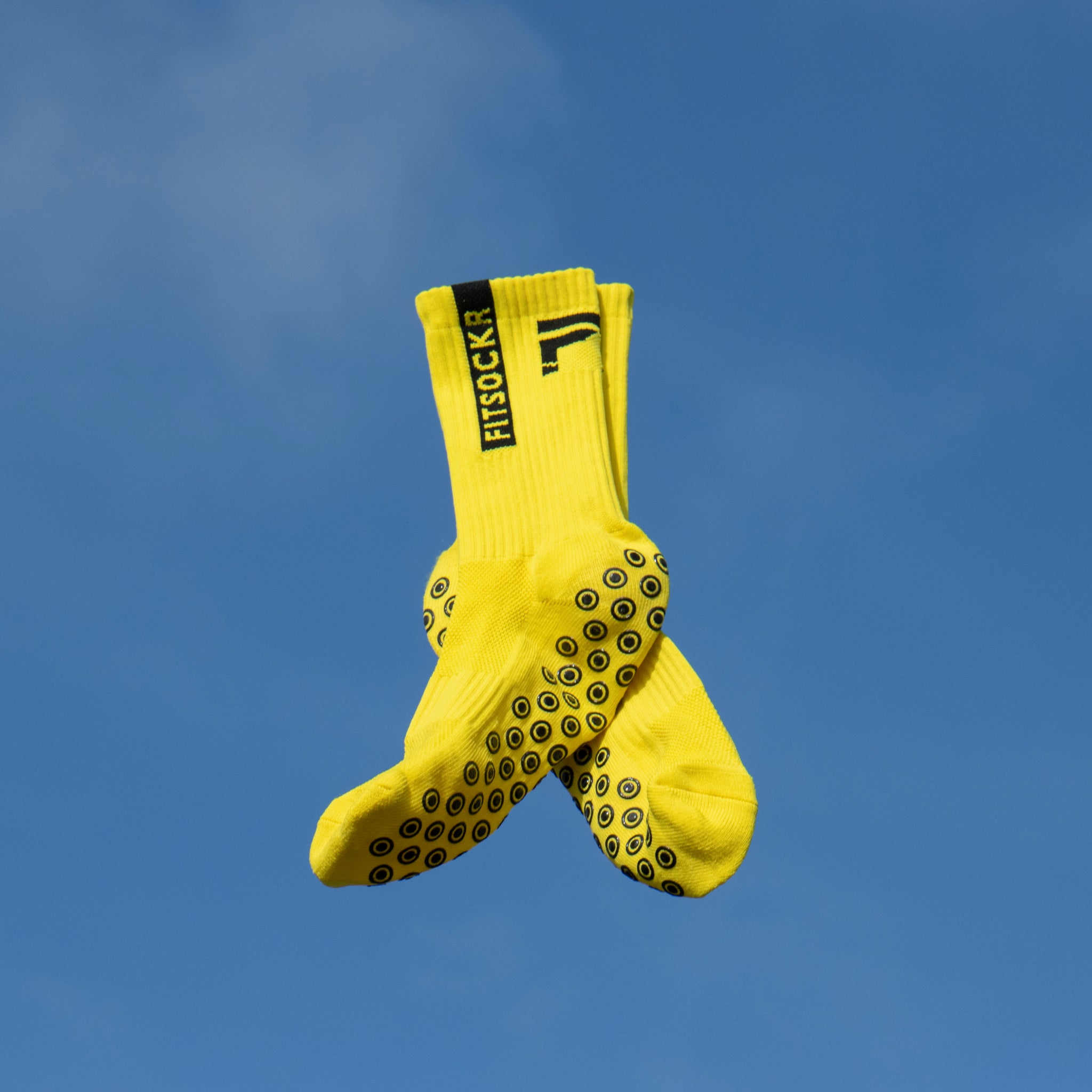 FitSockr Gripsocken Gelb