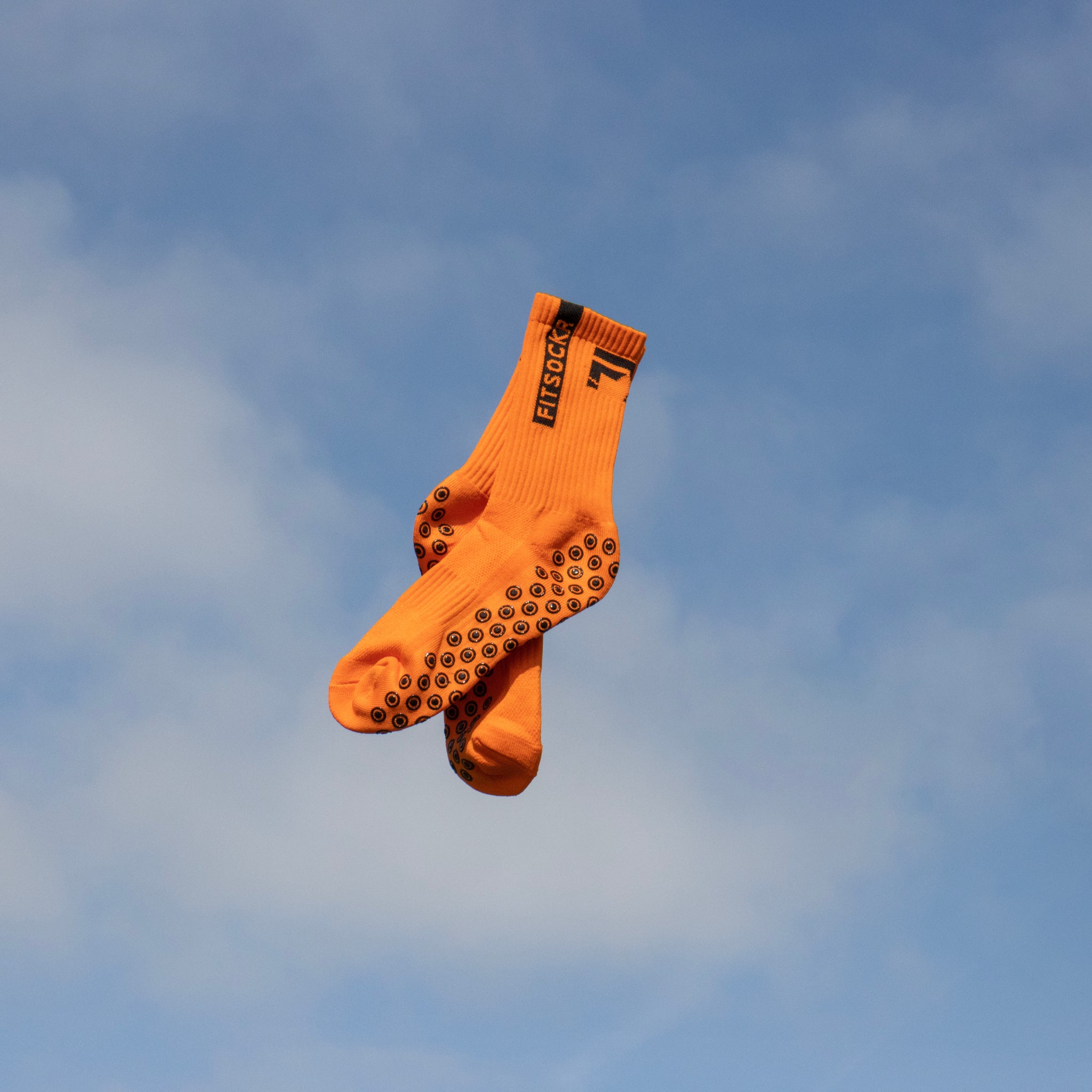 FitSockr Gripsocken Orange
