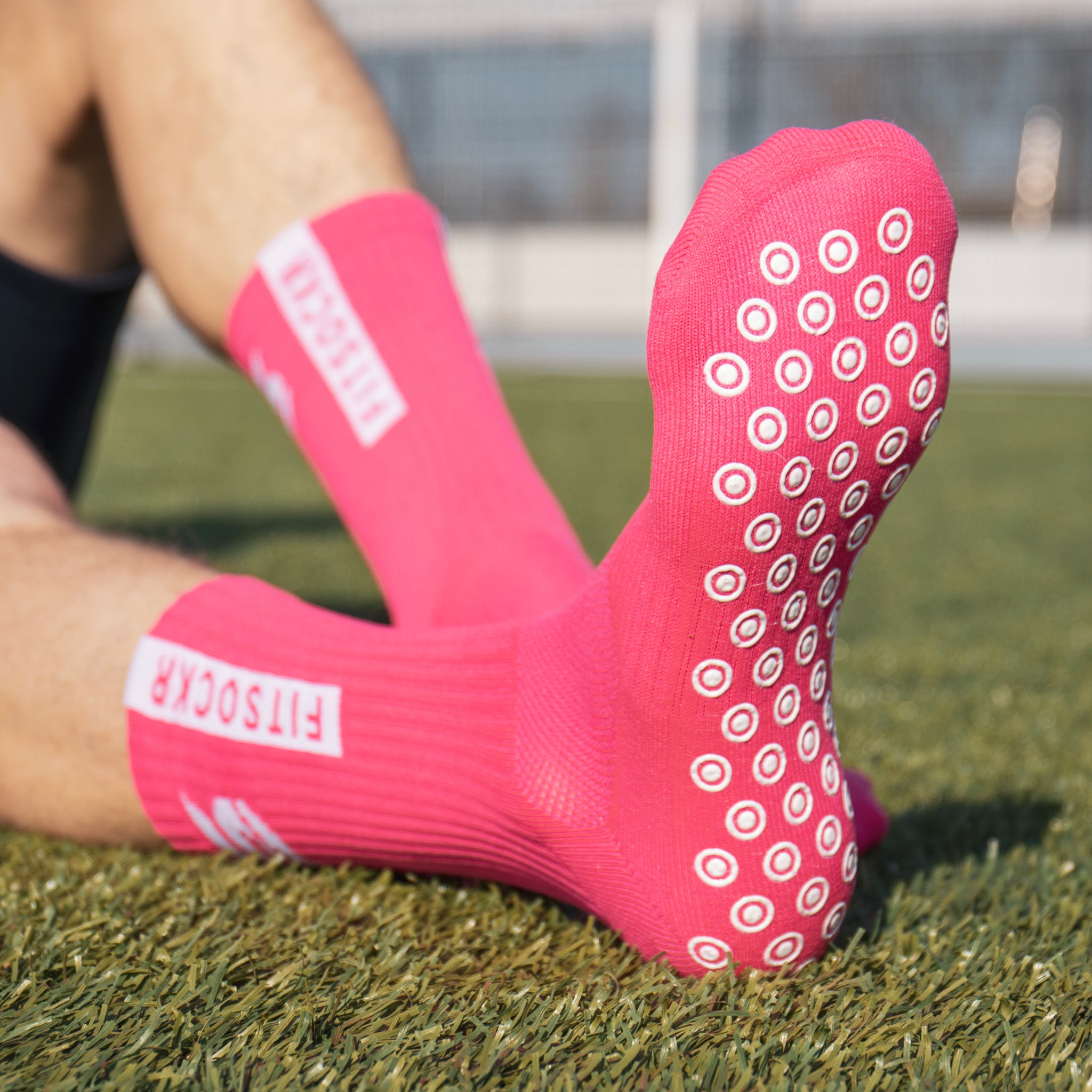 FitSockr Gripsocken Rosa