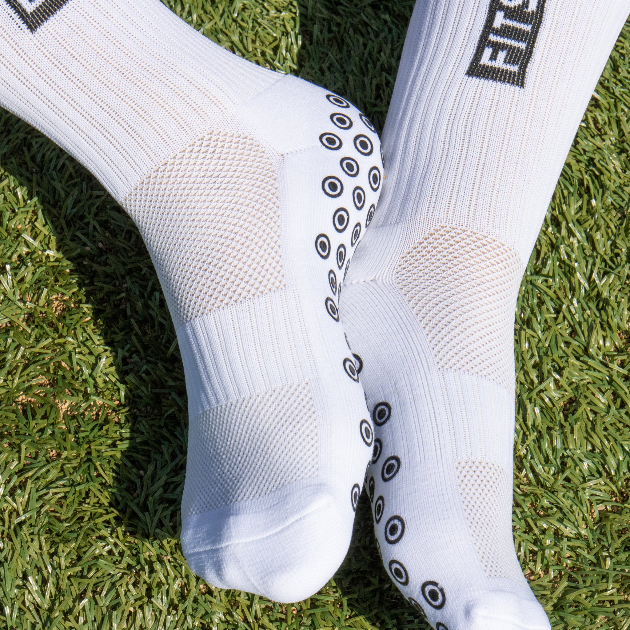 FitSockr Gripsocken Weiss