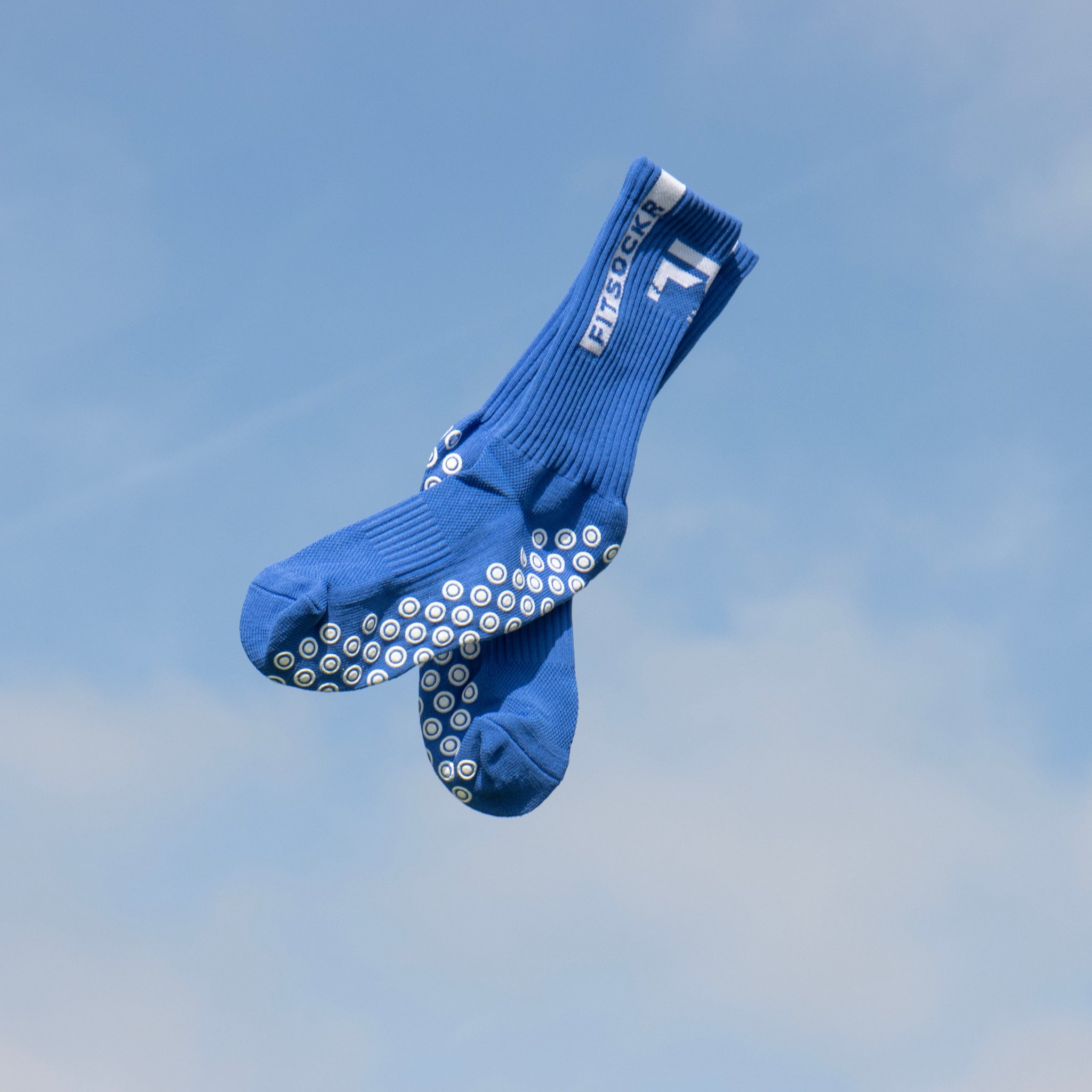FitSockr Gripsocken Blau