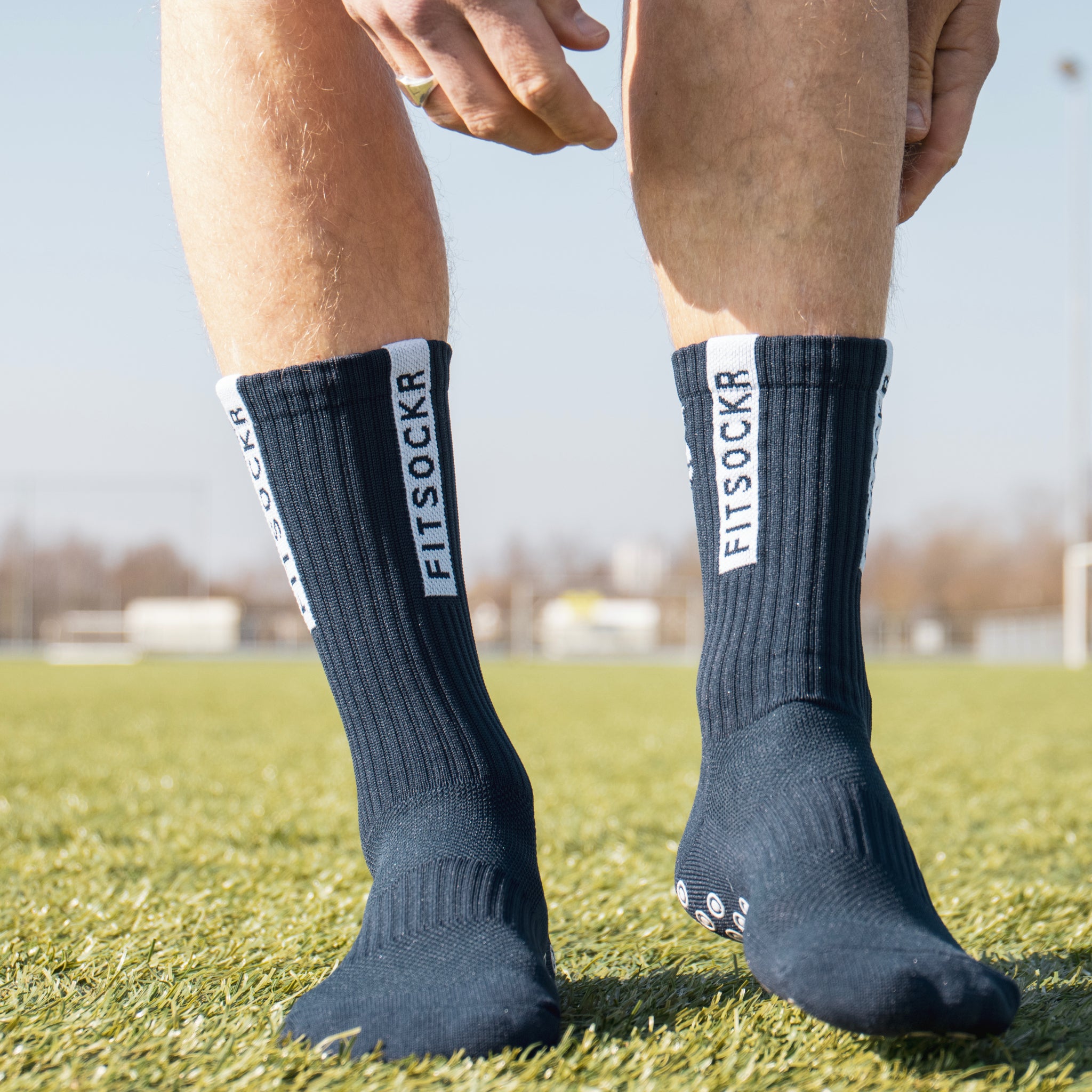 FitSockr Gripsocken Marineblau