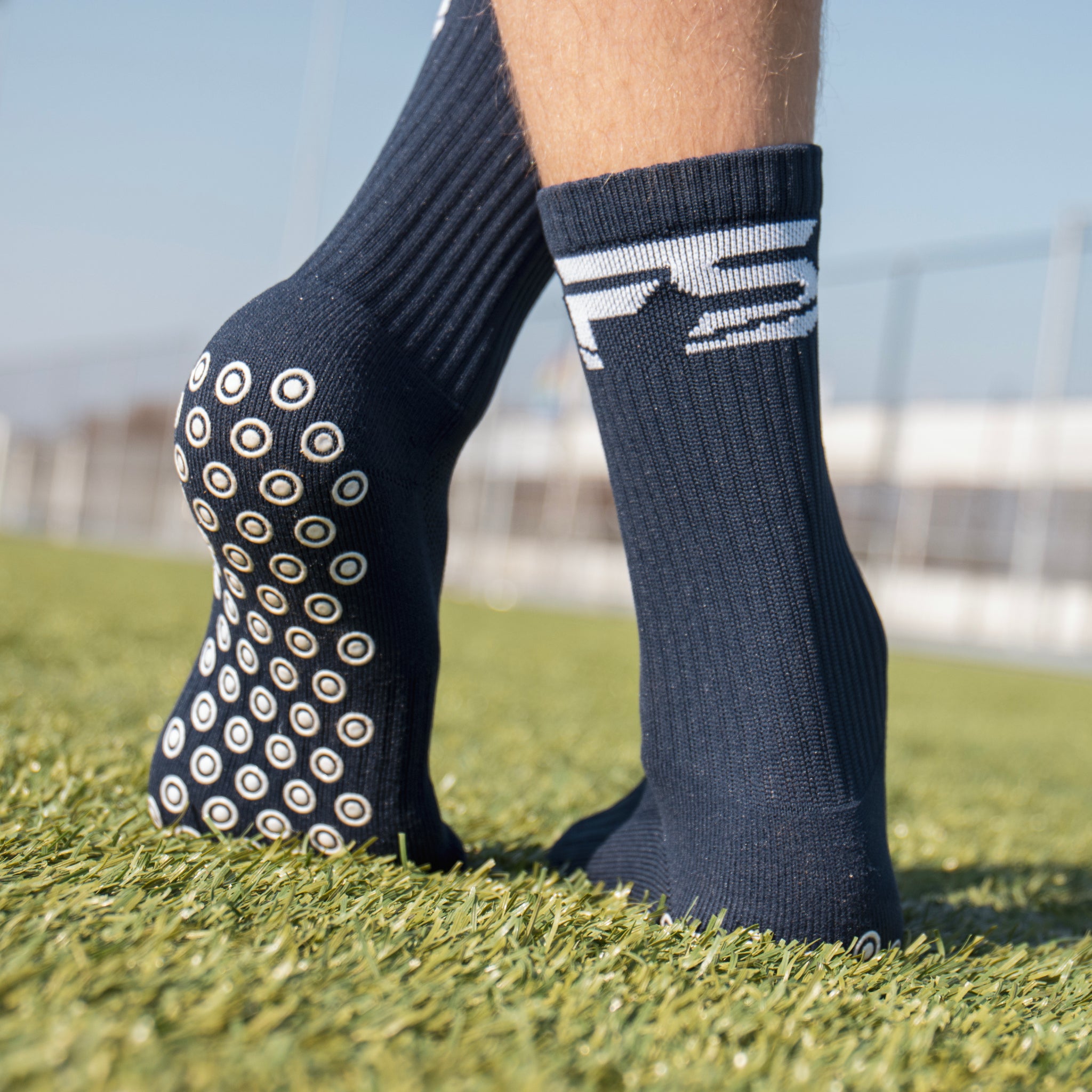 FitSockr Gripsocken Marineblau