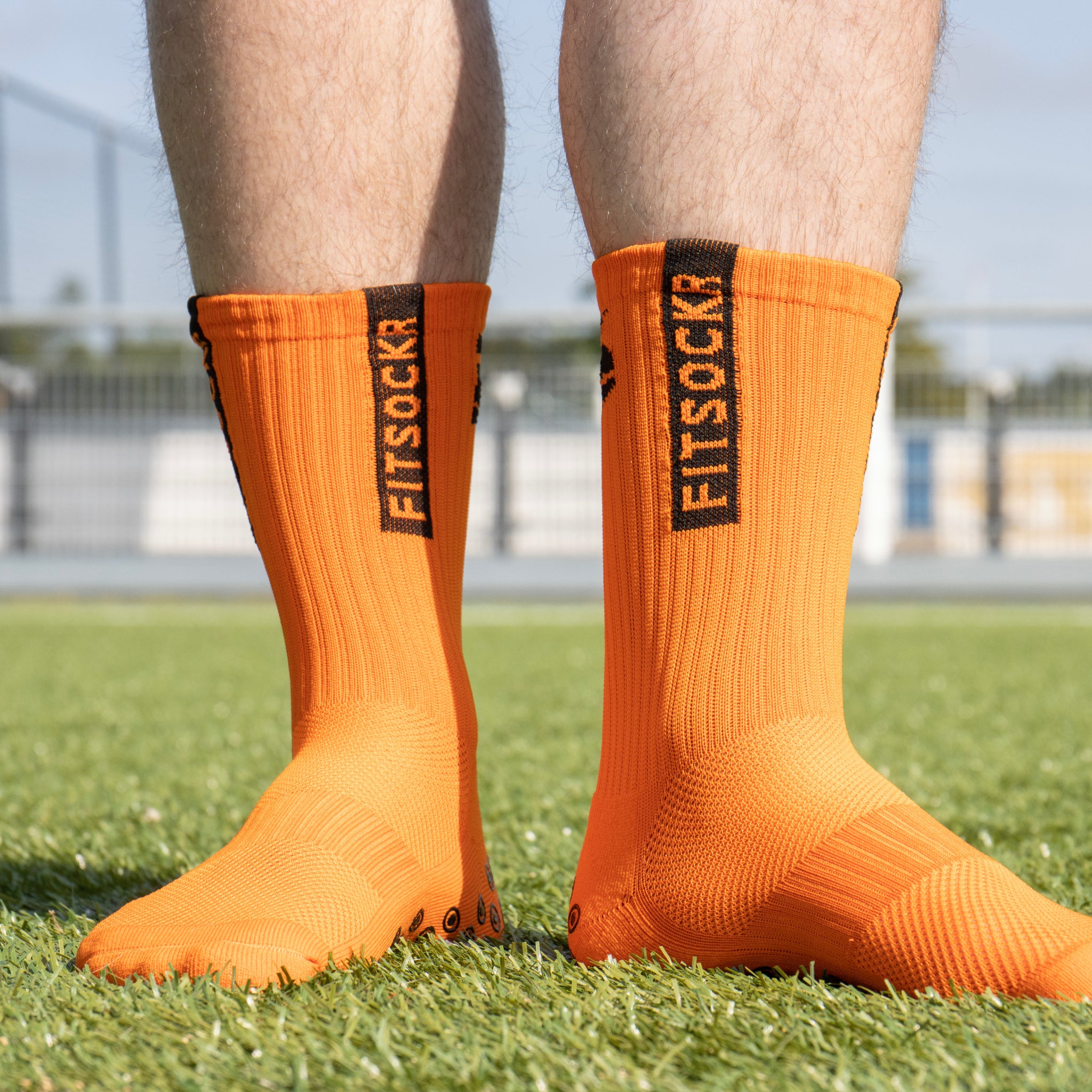 FitSockr Gripsocken Orange