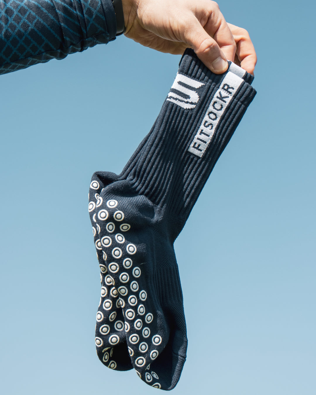 FitSockr Gripsocken - Marineblau